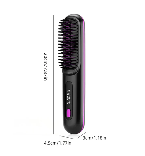 LisseGo™ Pro Brosse Lisseur ionique Portable