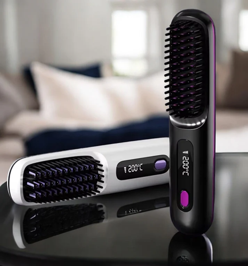 LisseGo™ Pro Brosse Lisseur ionique Portable